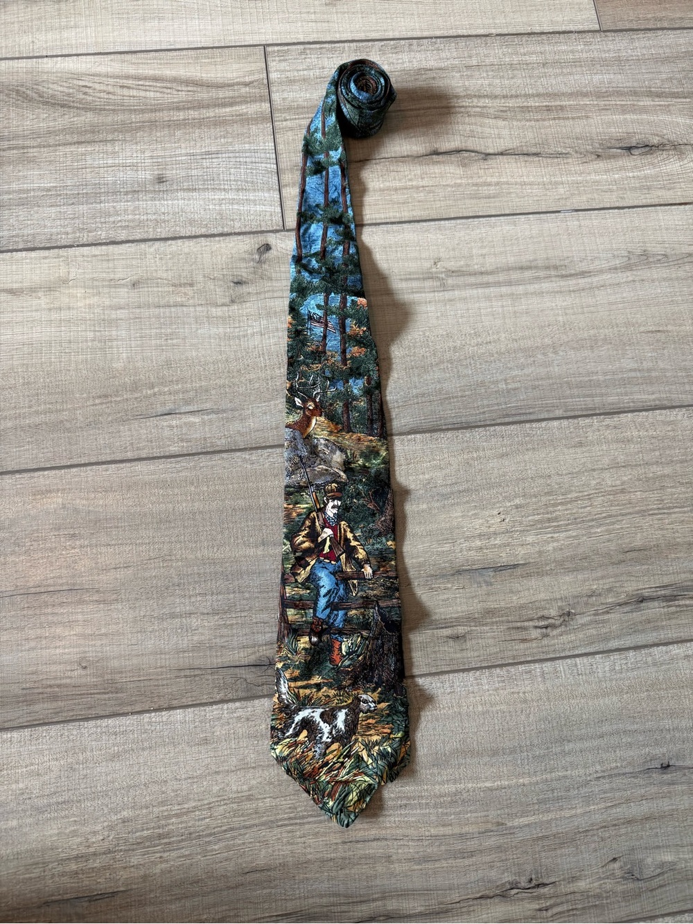 Tango by Max Raab American Series Hunter 100% Silk Novelty Tie